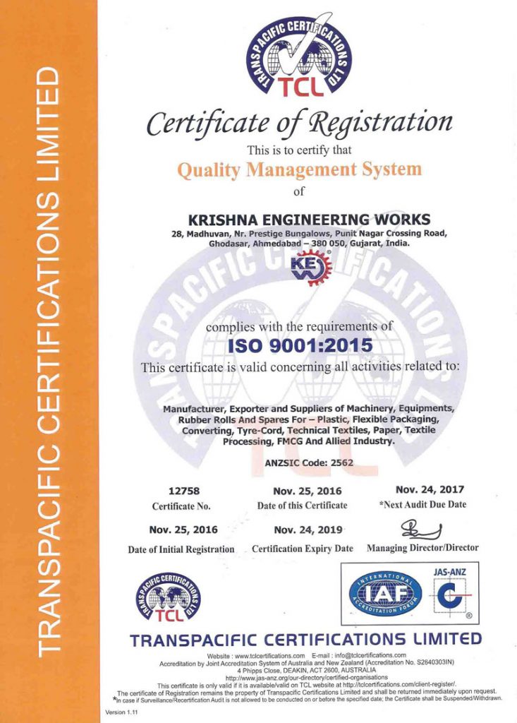 iso certificate kewindia.com